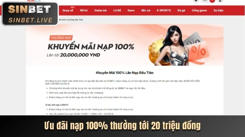 Các chương trình khuyến mãi Nohu666 cho người mới